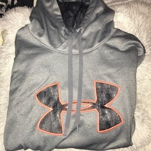 Semi-Fitted Grey Under Armor Hoodie